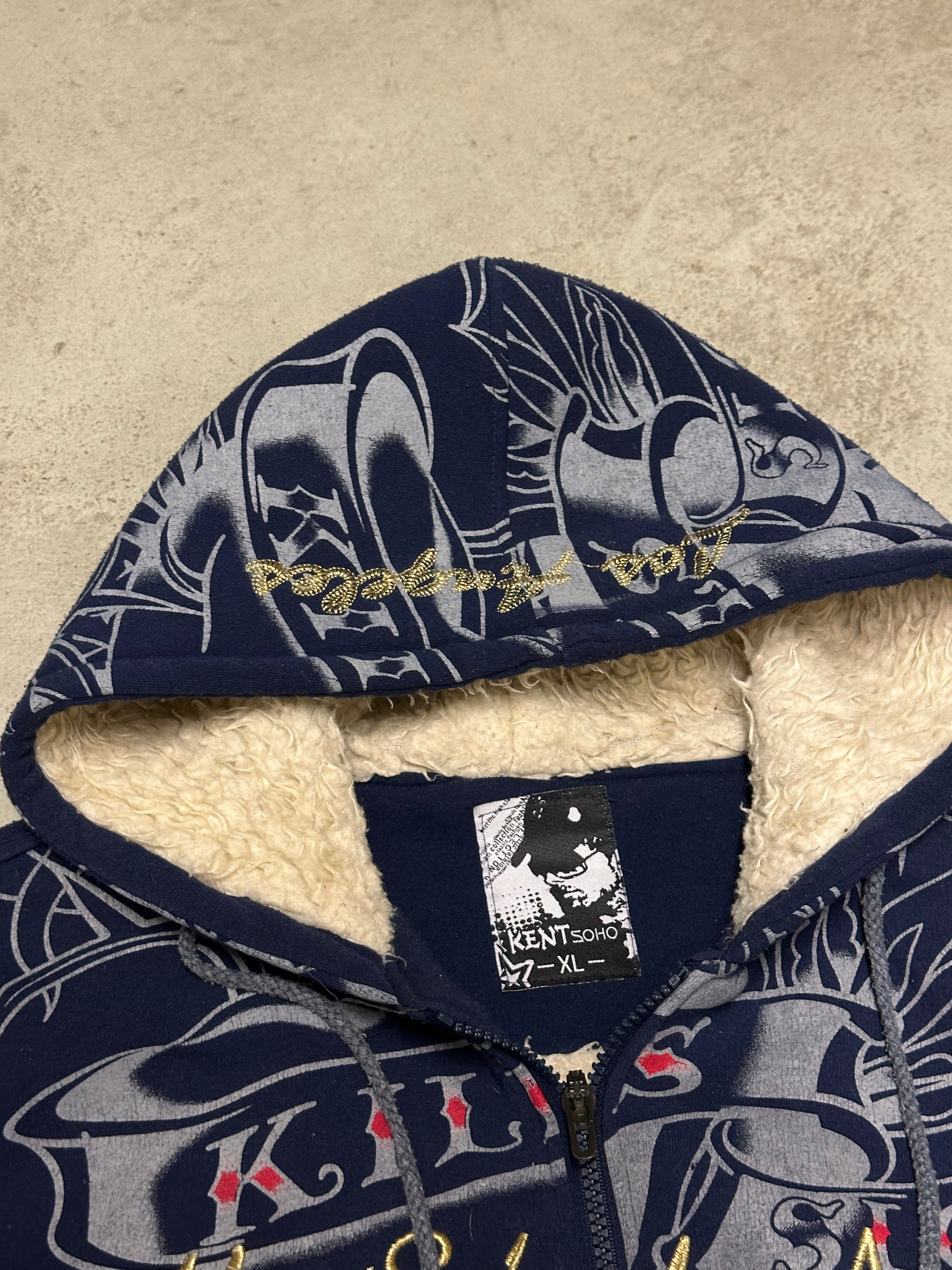 Ed Hardy Type Kent Soho Sweatjacke – Größe XL