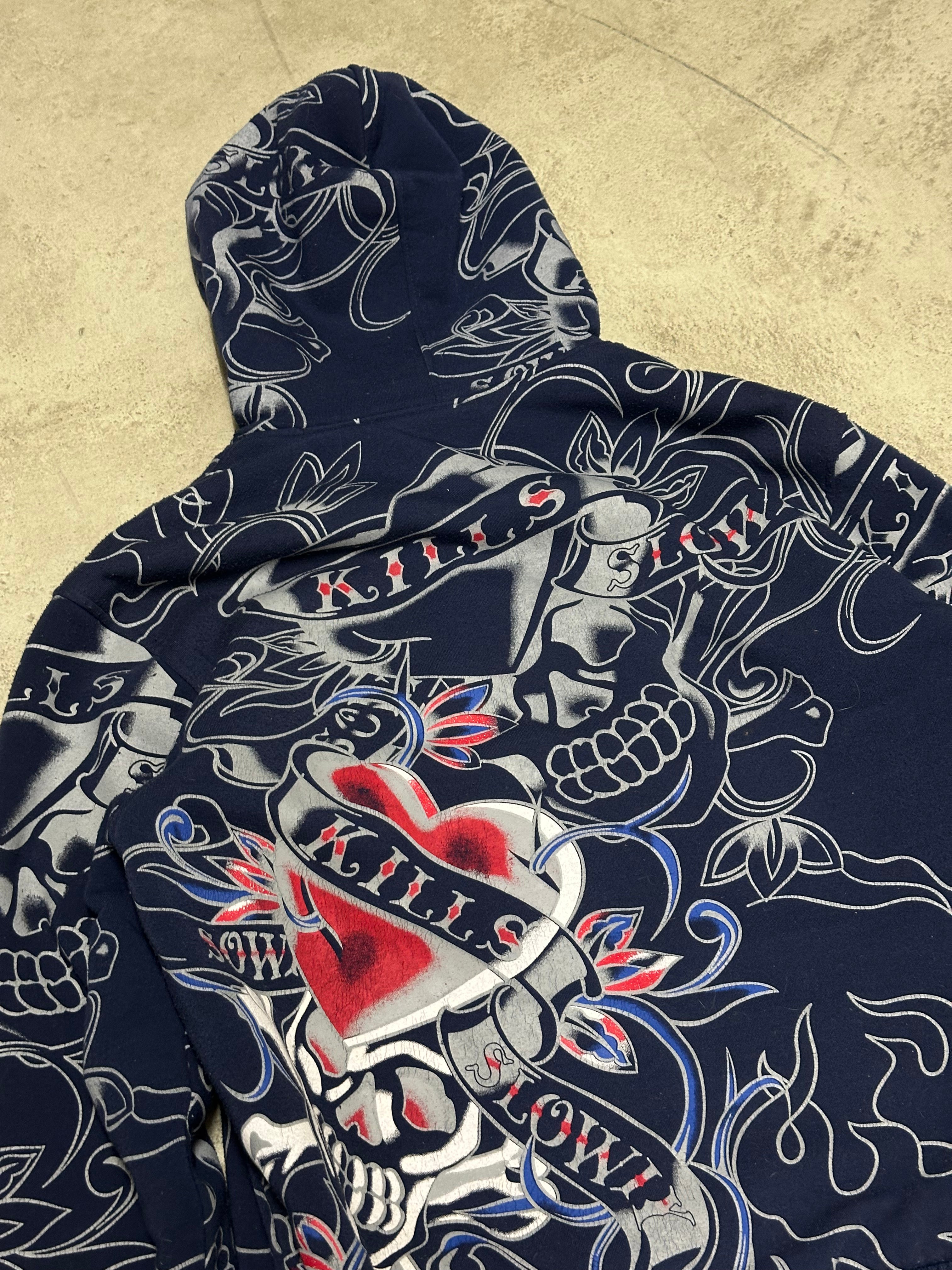 Ed Hardy Type Kent Soho Sweatjacke – Größe XL