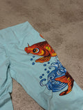 Vintage Ed Hardy Jogger – Größe L (Babyblau)