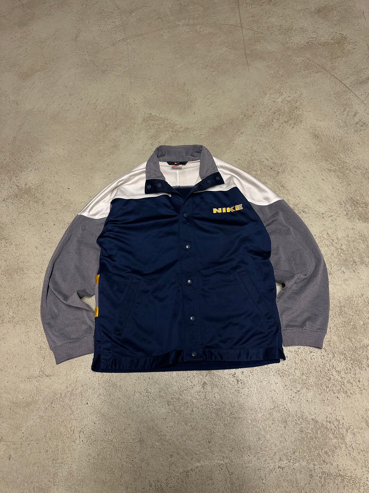 Vintage Nike Trackjacket – Größe XL (Blau/Grau)