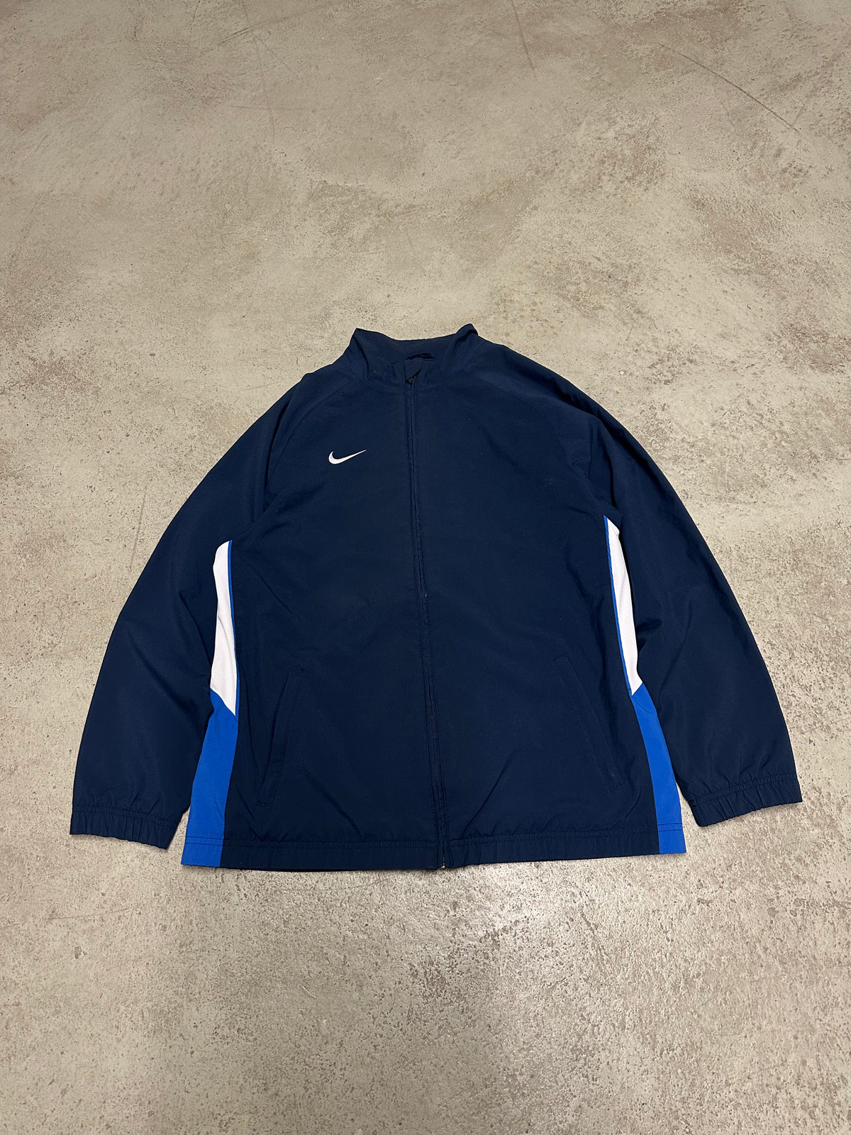 Vintage Nike Trackjacket – Größe XL (fällt wie L, Blau)
