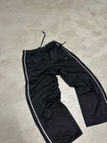 Vintage Nike Baggy Jogger – Größe XL (auf M gekürzt, Schwarz)