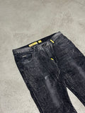 Vintage Lng Baggy Jeans W36 L34 Schwarz – Denim Wash