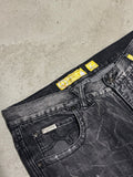 Vintage Lng Baggy Jeans W36 L34 Schwarz – Denim Wash