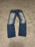 Y2K Vintage Diesel Baggy Jeans – W30 L32 – Blue Denim Wash – Low Waist