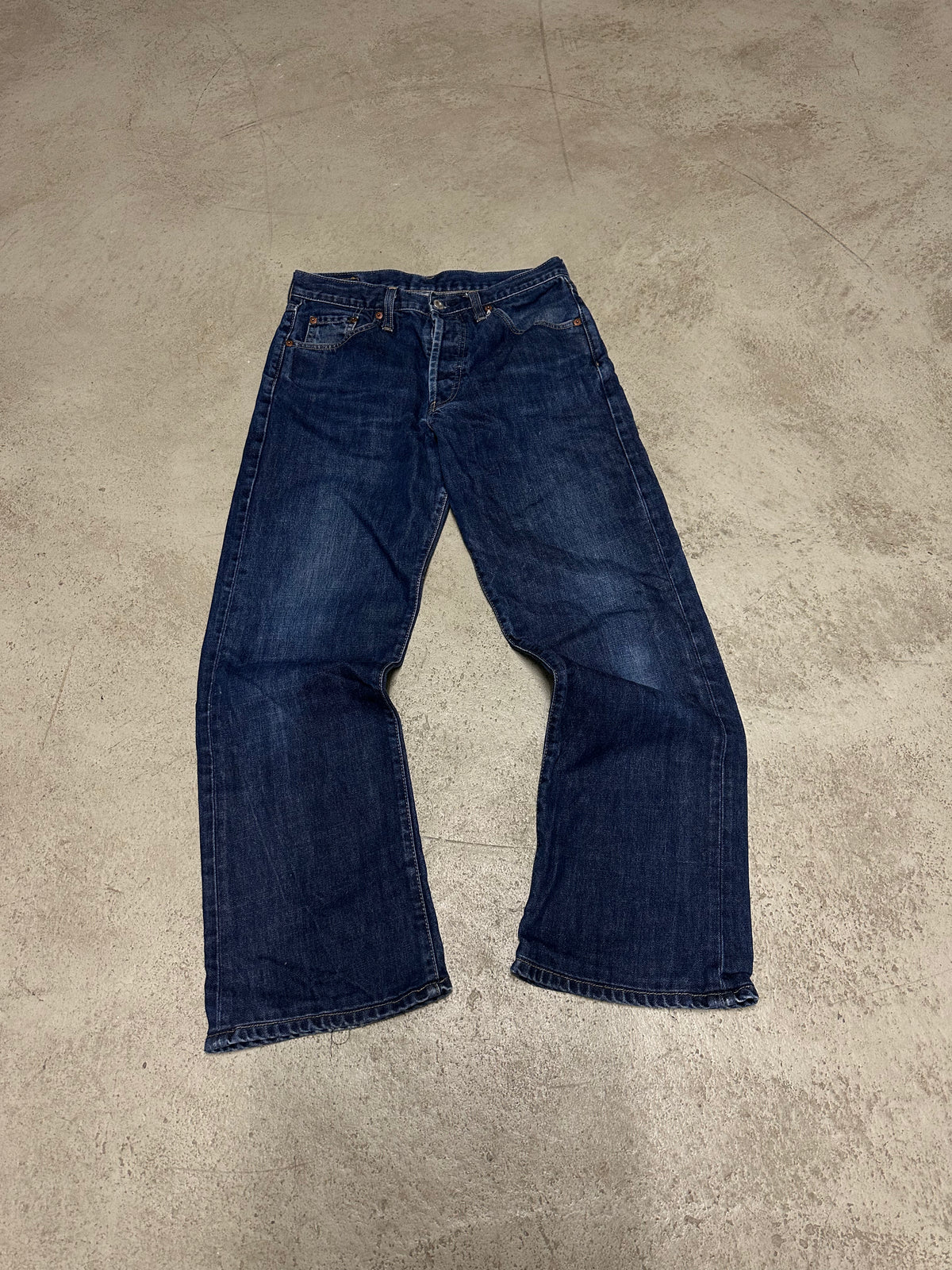Y2K Vintage Bigstar Bootcut Jeans – W31 L32 – Blau – Low Waist