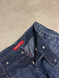 Y2K Vintage Miss Sixty Bootcut Baggy Jeans – Size 27 – Dunkelblau – Low Waist