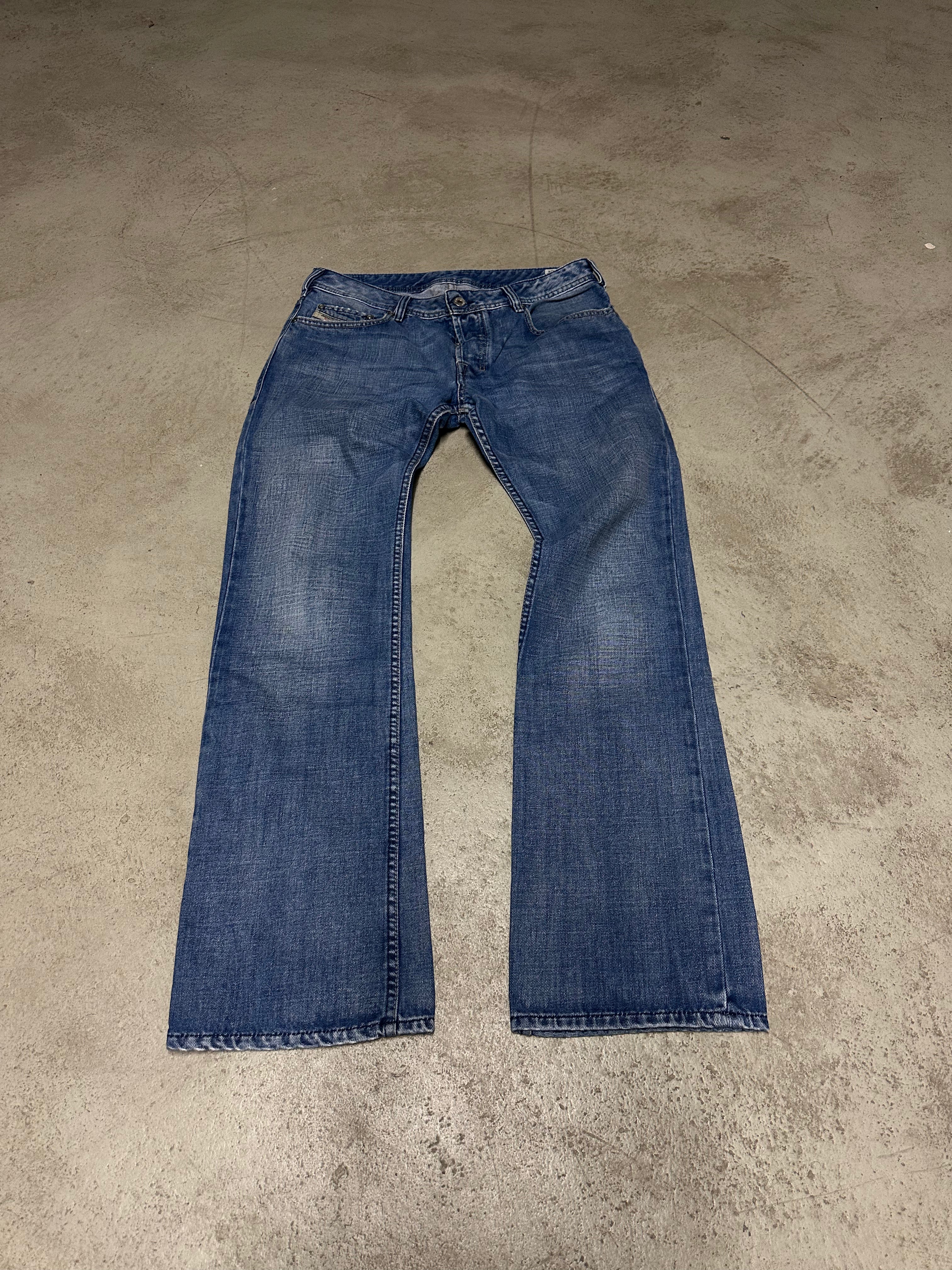 Y2K Vintage Diesel Zatiny Baggy Jeans – W33 L34 – Dunkelblau – Low Waist