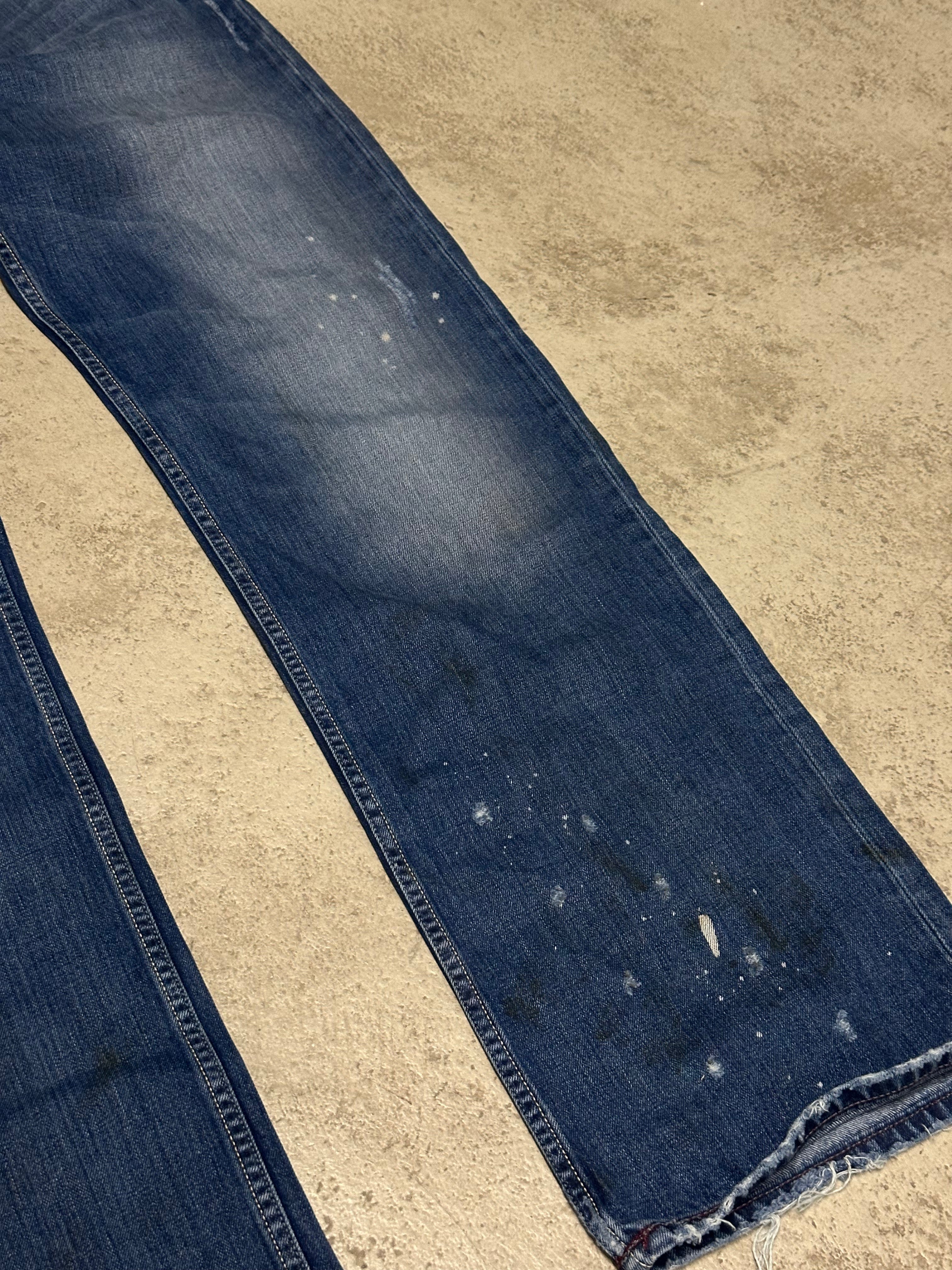 Y2K Vintage Diesel Baggy Jeans – Size 34 – Dunkelblau – Low Waist