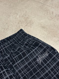 Y2K Vintage El Presidente Baggy Jeans – Size S – Schwarz – White Stripes